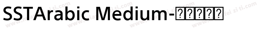 SSTArabic Medium字体转换